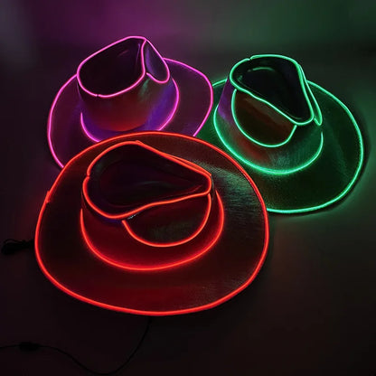 LED Cowgirl Hat