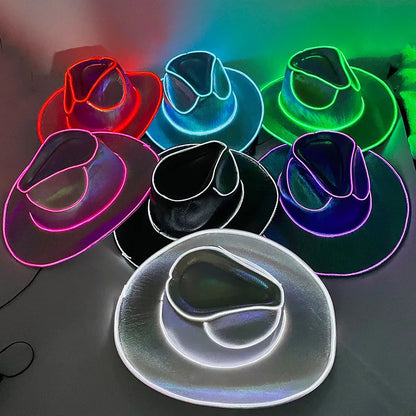 LED Cowgirl Hat