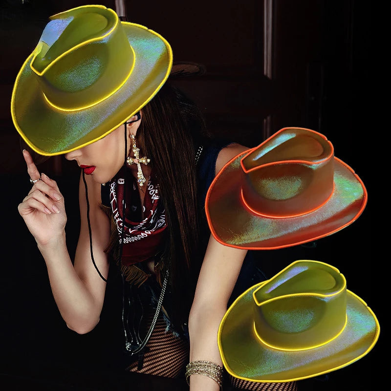 LED Cowgirl Hat