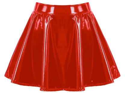 Glossy Latex Skirt