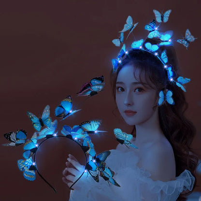 LED Butterfly Headband