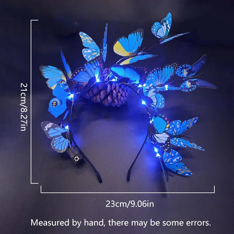 LED Butterfly Headband